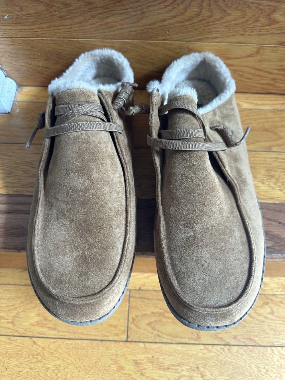Skechers Relaxed Fit Melson Mozley Slipper Clog Mens Size 13 Tan Comfortable
